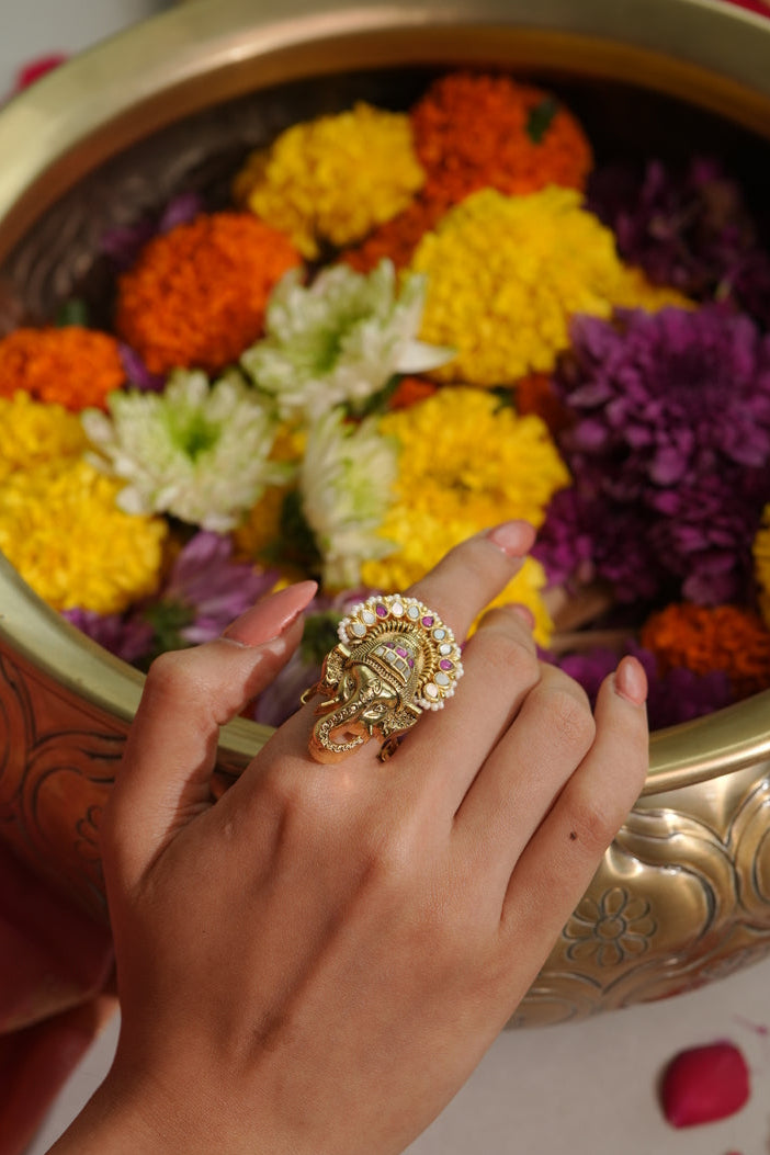 Veda Tara Ring Red