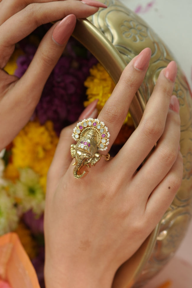 Veda Tara Ring Red
